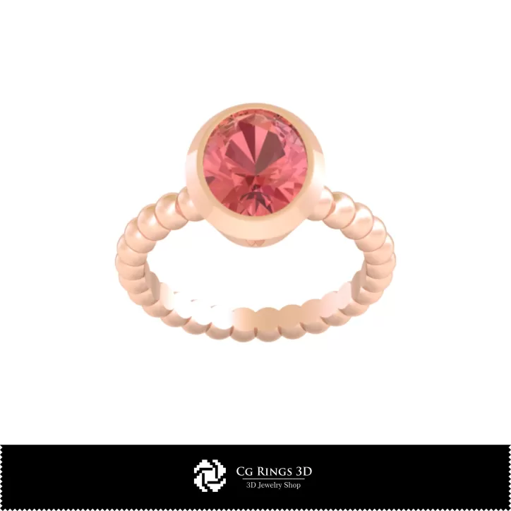 Kugelring - Schmuck 3D-CAD