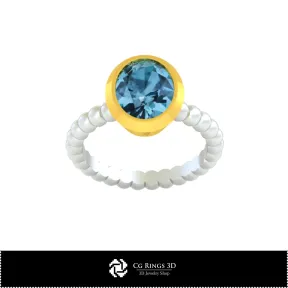 Kugelring - Schmuck 3D-CAD