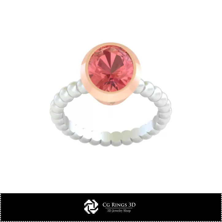 Bague boule - Joaillerie 3D CAD Bague boule - Joaillerie 3D CAD