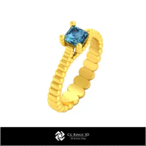 3D CAD Ball Ring Home, Jewelry 3D CAD, Rings 3D CAD , Diamond Rings 3D