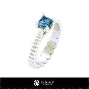 Bague Boule - Bijoux 3D CAO