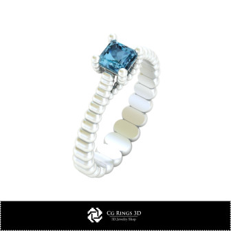 3D CAD Ball Ring Home,  Jewelry 3D CAD, Rings 3D CAD , Diamond Rings 3D