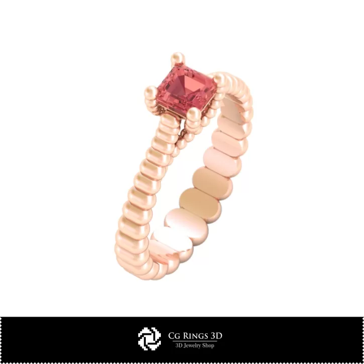 Anillo Bola - Joyería CAD 3D
