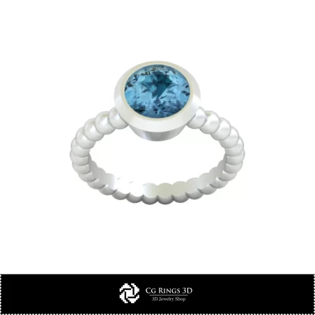 Kugelring - Schmuck 3D-CAD