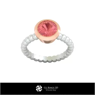 3D-CAD-Ballring für Zuhause, Schmuck-3D-CAD, Ringe-3D-CAD, Diamantringe-3D