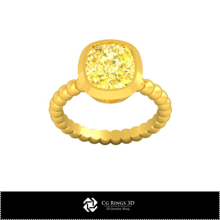 3D CAD Ball Ring Home,  Jewelry 3D CAD, Rings 3D CAD , Diamond Rings 3D