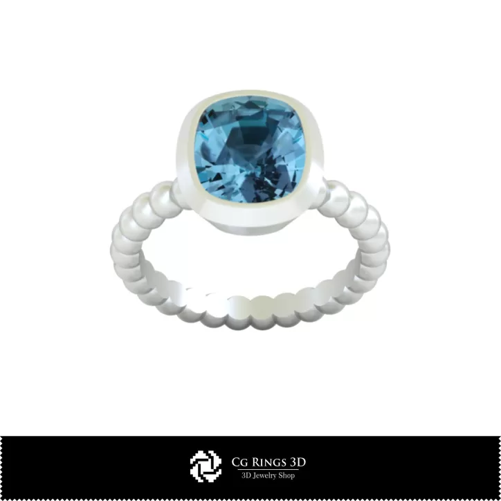 Anneau boule - Bijoux CAO 3D
