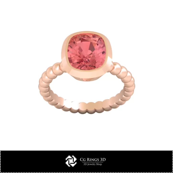 Anneau boule - Bijoux CAO 3D