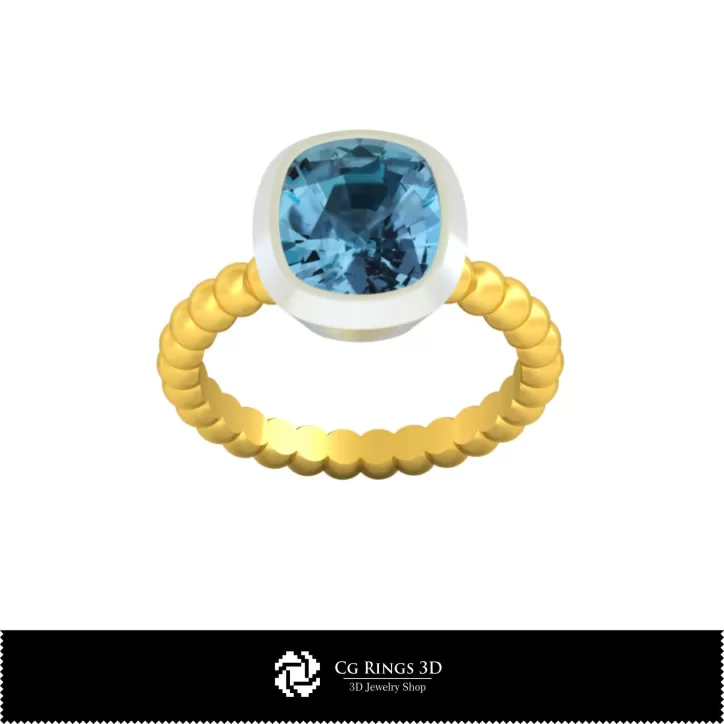 Anillo Bola - Joyería CAD 3D