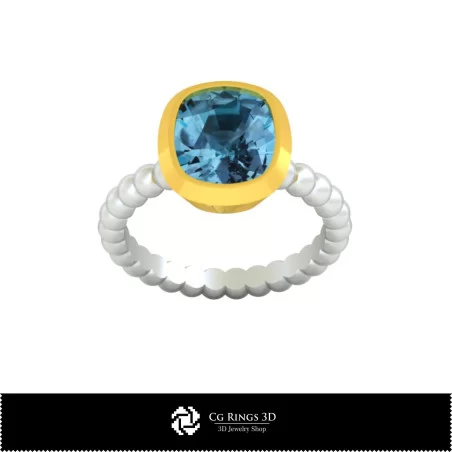 Bague Boule - Bijoux 3D CAO