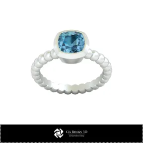 Anillo Bola - Joyería CAD 3D