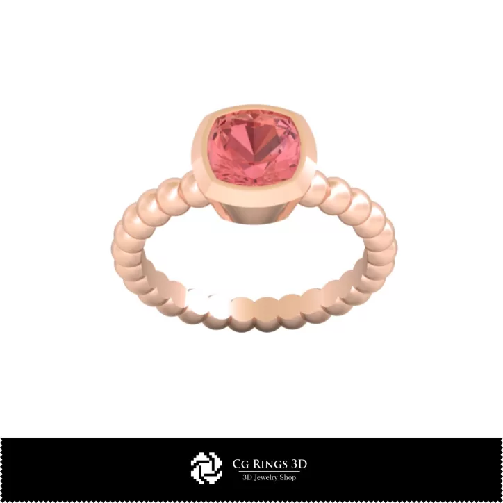 Kugelring - Schmuck 3D-CAD