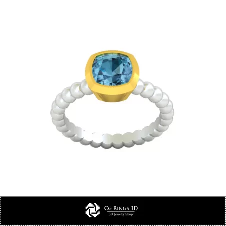 Bague boule - Bijoux 3D CAD