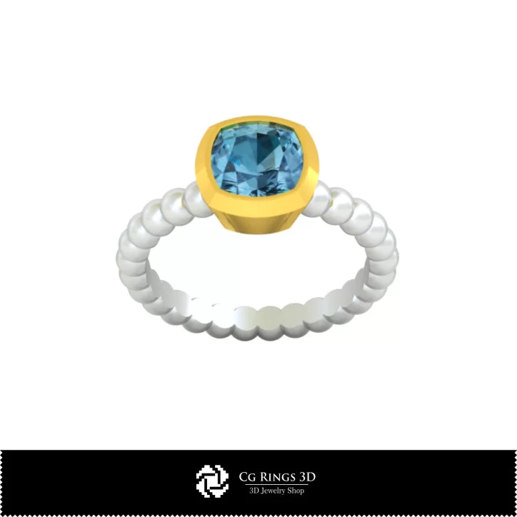 Bague Boule - Bijoux 3D CAO