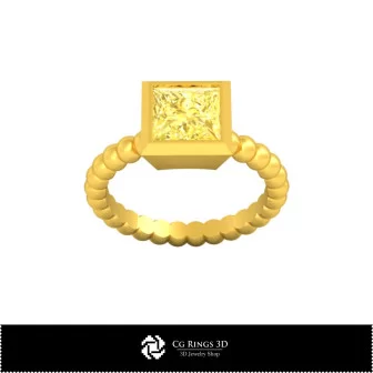 3D-CAD-Ballring für Zuhause, Schmuck-3D-CAD, Ringe-3D-CAD, Diamantringe-3D