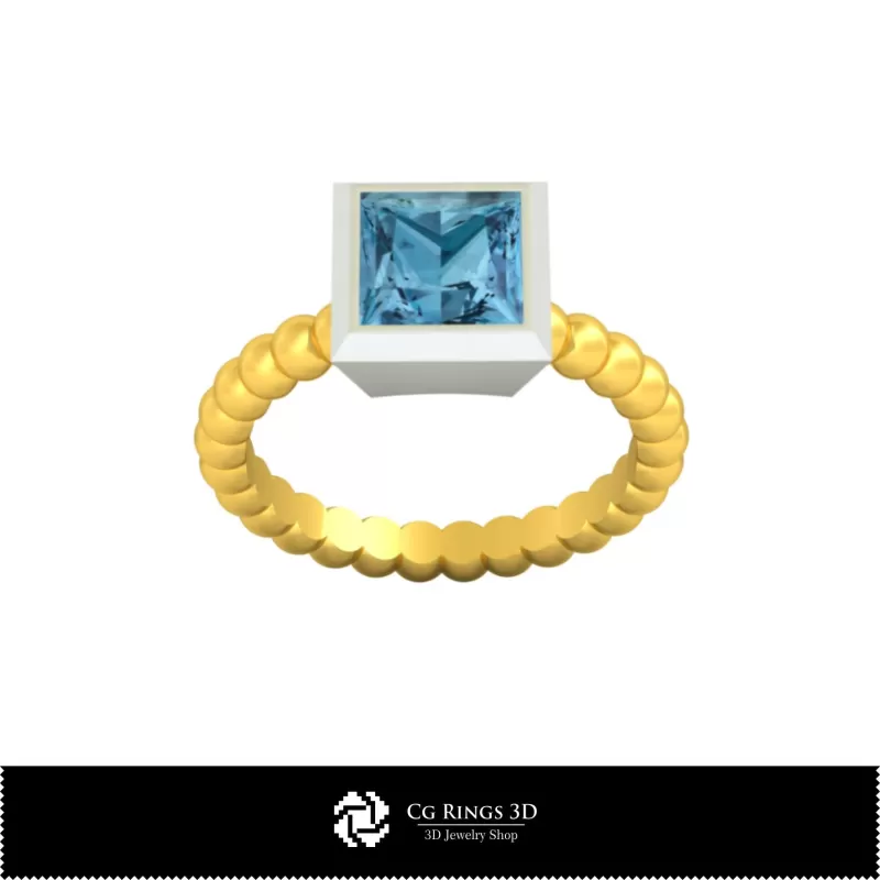 Anello a sfera - CAD 3D per gioielleria