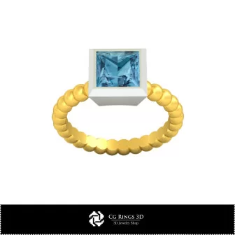 Anello a Sfera - Gioielleria CAD 3D Casa, Gioielleria CAD 3D, Anelli CAD 3D, Anelli con Diamanti CAD 3D