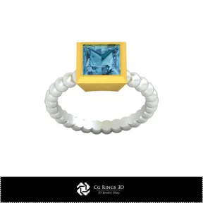 Anello a sfera - CAD 3D per gioielleria