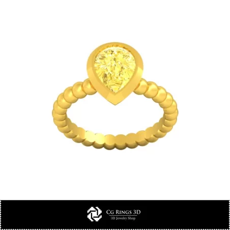 3D-CAD-Kugelring für Zuhause, Schmuck 3D-CAD, Ringe 3D-CAD, Diamantringe 3D