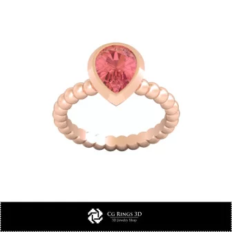 Anello 3D CAD a sfera Home, Gioielleria 3D CAD, Anelli 3D CAD, Anelli con diamante 3D