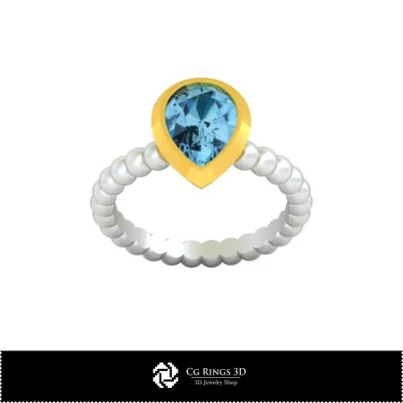 Anello a Sfera - Gioielleria 3D CAD