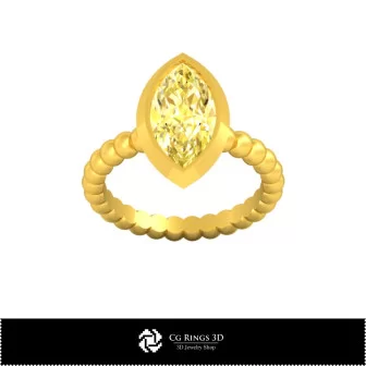 3D CAD Ball Ring Home, Jewelry 3D CAD, Rings 3D CAD , Diamond Rings 3D