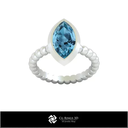 Anillo de Bola - CAD 3D de Joyería