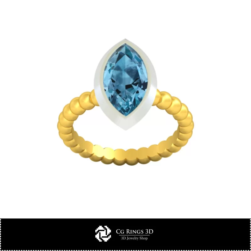 Kugelring - Schmuck 3D-CAD