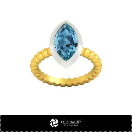 3D-CAD Kugelring Zuhause, Schmuck 3D-CAD, Ringe 3D-CAD, Diamantringe 3D