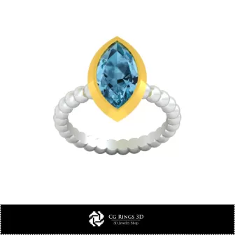 Inele 3D CAD Ball Ring pentru casă, Bijuterii 3D CAD, Inele 3D CAD, Inele cu diamante 3D