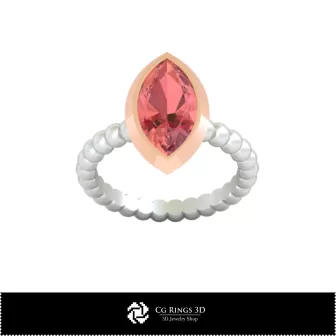 Bague sphérique 3D CAO pour la maison, Bijoux 3D CAO, Bagues 3D CAO, Bagues en diamant 3D