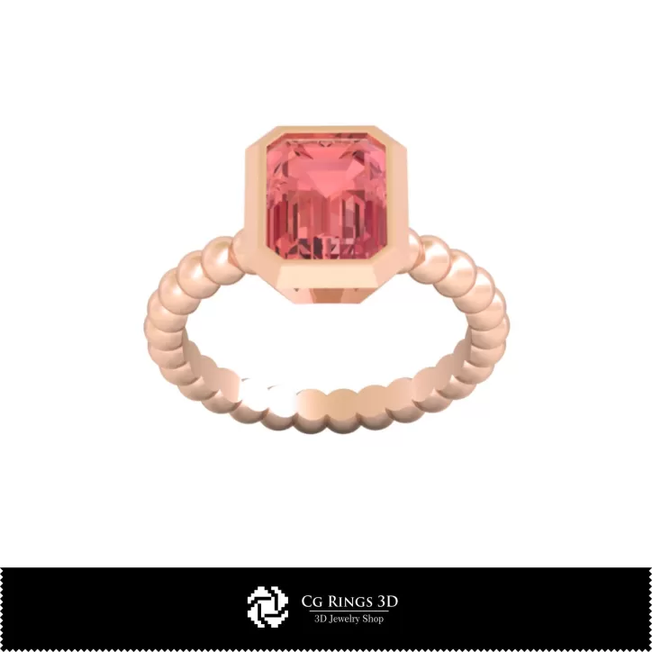 Bague boule - CAO 3D pour bijoux