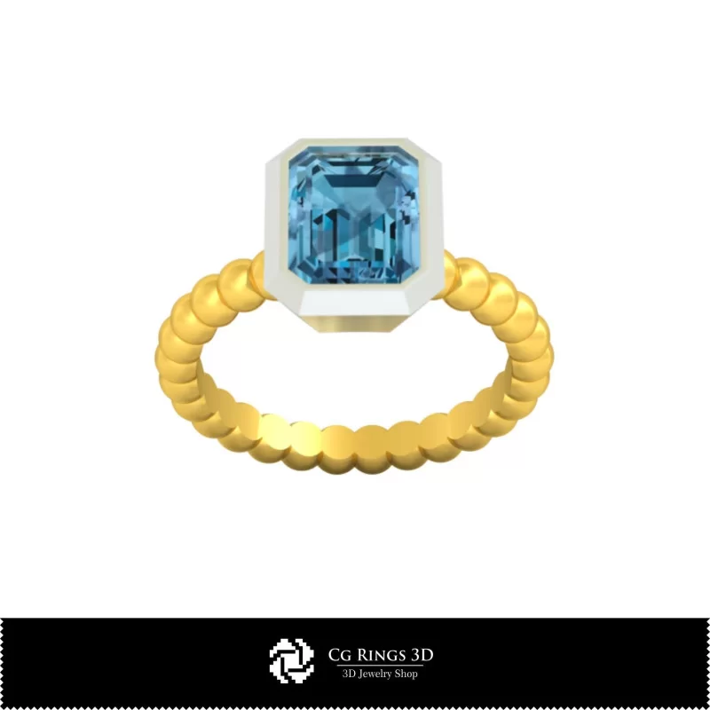 Anillo Bola - Joyería CAD 3D