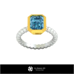 Bague Boule - Bijoux 3D CAO