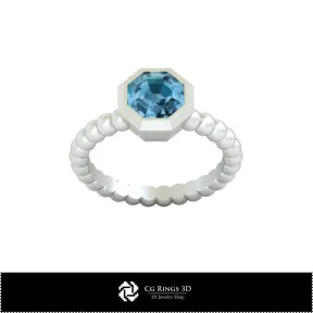 Kugelring - Schmuck 3D-CAD