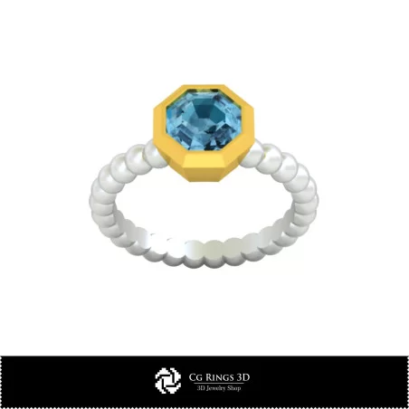 Kugelring - Schmuck 3D-CAD