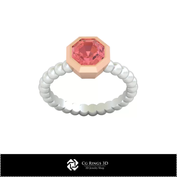 Anello con Sfera - Gioielli 3D CAD