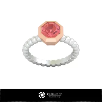 3D-CAD Kugelring Zuhause, Schmuck 3D-CAD, Ringe 3D-CAD, Diamantringe 3D