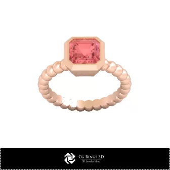 Anello a palla 3D CAD Home, Gioielli 3D CAD, Anelli 3D CAD, Anelli con diamanti 3D