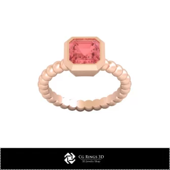 Anneau sphérique 3D CAO pour la maison, Bijoux 3D CAO, Bagues 3D CAO, Bagues en diamant 3D