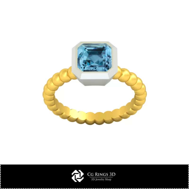 Anillo Bola - Joyería CAD 3D