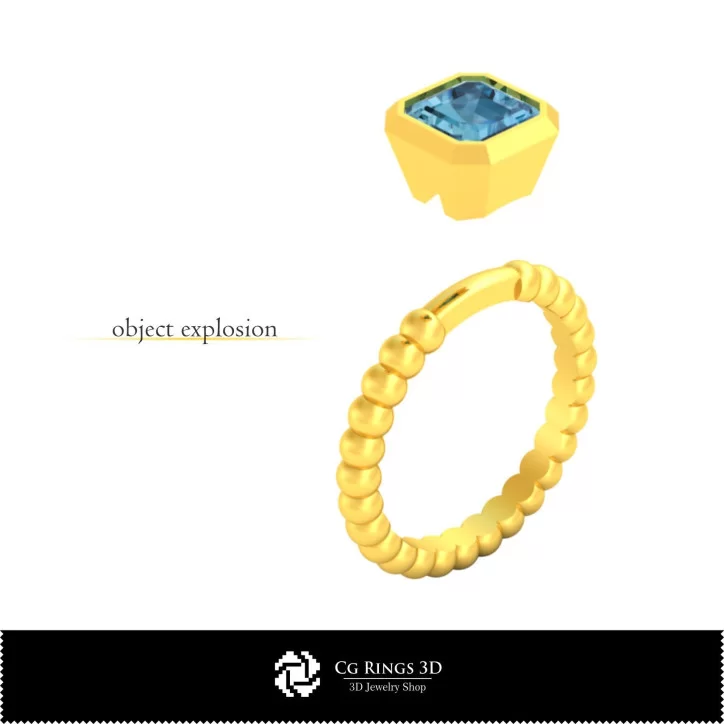 Ball Ring - Jewelry 3D CAD