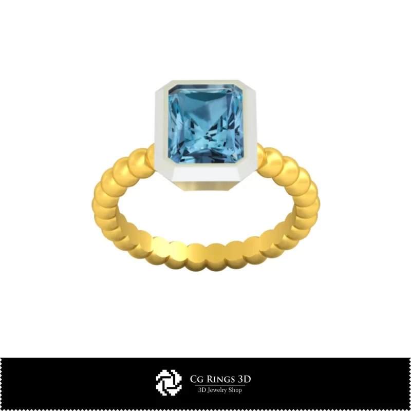 Anello a Sfera - Gioielli 3D CAD