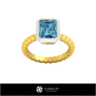 Anillo de esfera 3D CAD para el hogar, Joyería 3D CAD, Anillos 3D CAD, Anillos de diamantes 3D