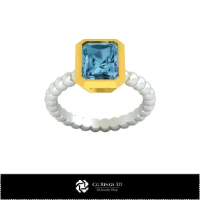 Kugelring - Schmuck 3D-CAD