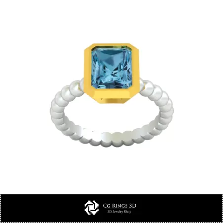 Anello a Sfera - Gioielli 3D CAD