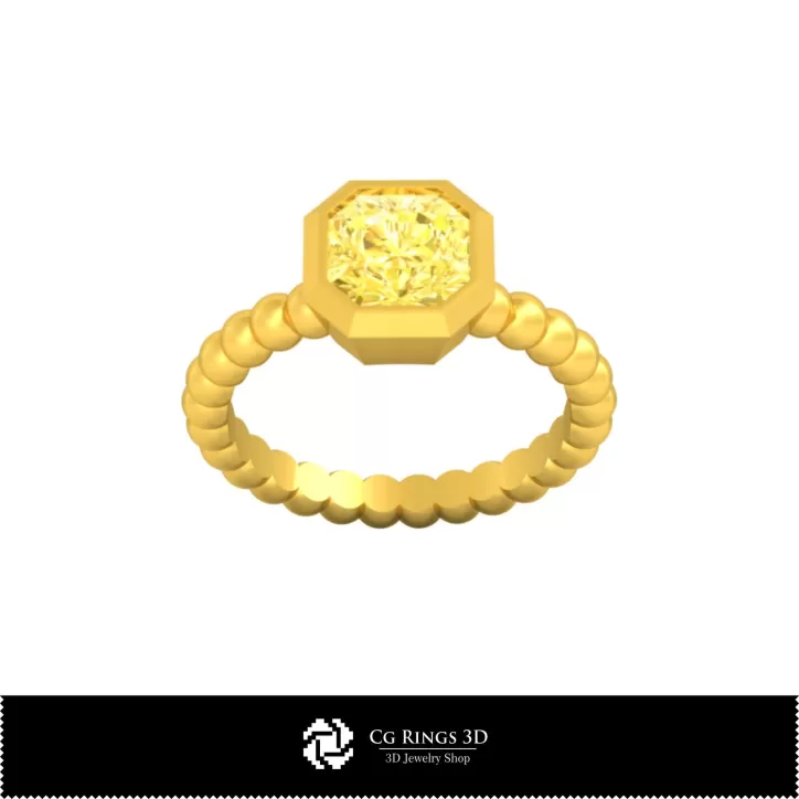 Anneau boule - Joaillerie DAO 3D