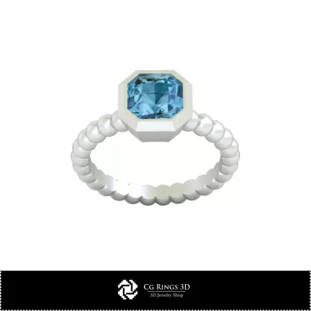 Kugelring - Schmuck 3D-CAD