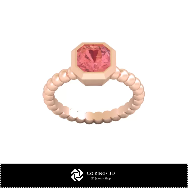 Anneau boule - Joaillerie DAO 3D