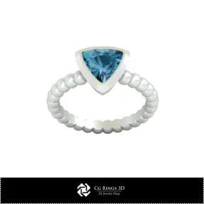 Kugelring - Schmuck 3D-CAD